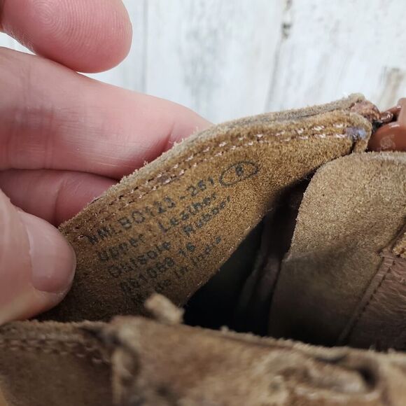 Naughty Monkey Suede Booties Tan Size 8naug - Picture 8 of 9